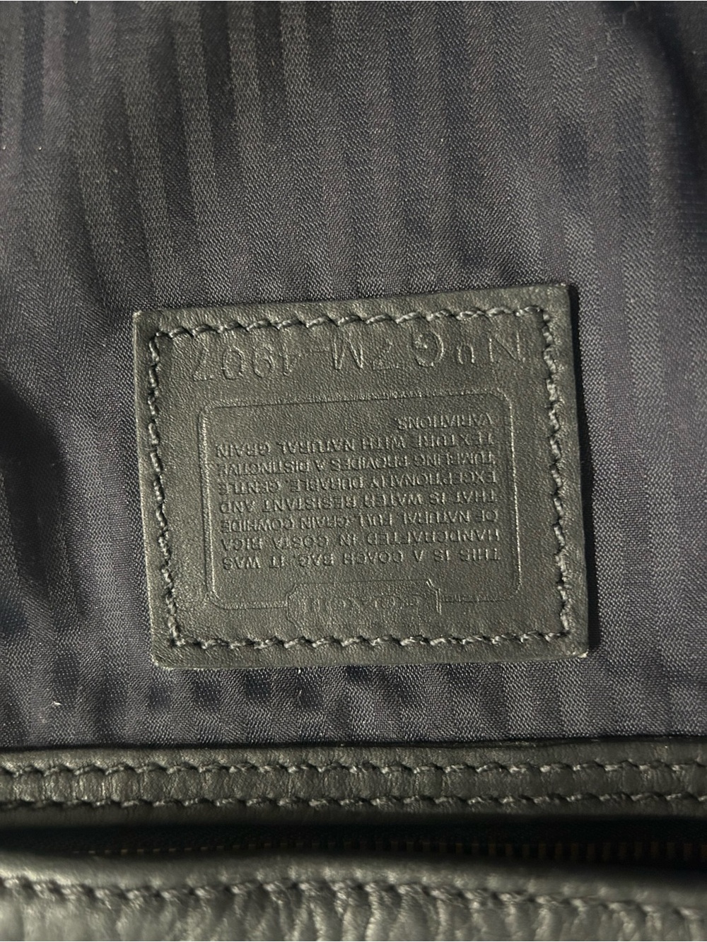 1997 Vintage Coach Sonoma Bucket Zip Bag - Picture 11 of 14